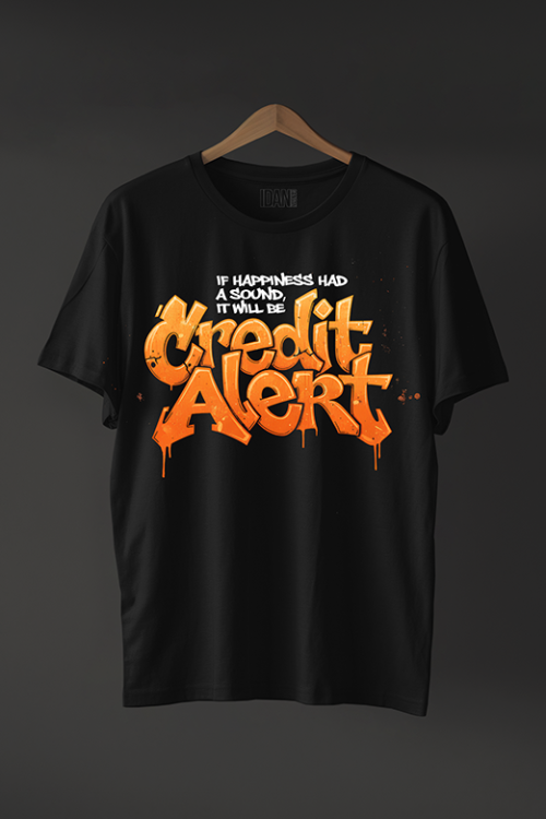 Credit Alert Graphic Shirt